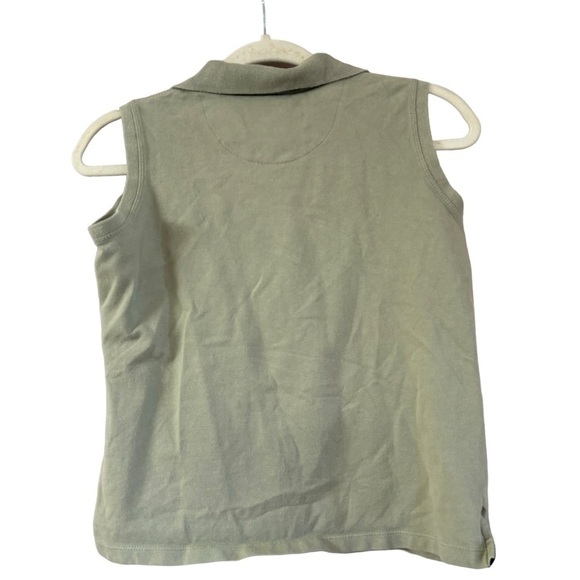 La Cabana Vintage Green Polo Women’s Petite Small Vacation Golf Athletic Blouse - Picture 5 of 10